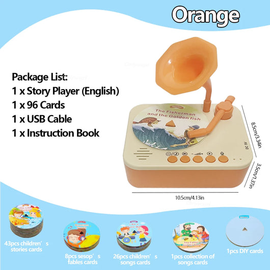 Tiny Record Player size and what's in the box